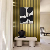 Slat Acoustic Wall Panels Aluminium Shiny 2400mm x 600mm - Metallic Gold